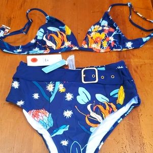 Cupshe NWT high waisted bikini size M